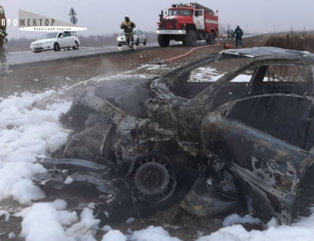 Подробности жуткой автомобильной аварии под Астраханью