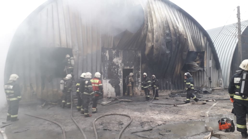 Крупный пожар в Астраханской области тушили пол дня