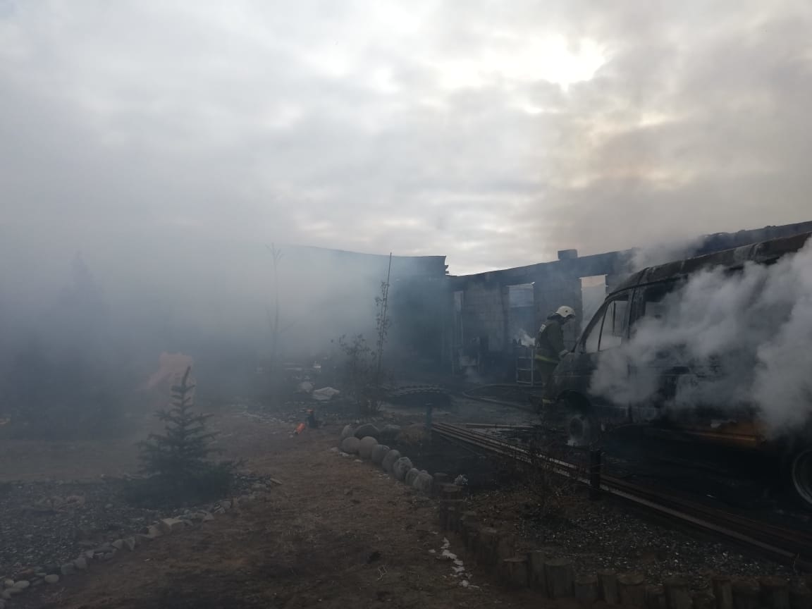 Ликвидирован крупный пожар в Астраханской области