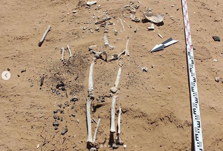 201 древний артефакт нашли астраханские археологи в Харабалинском районе области