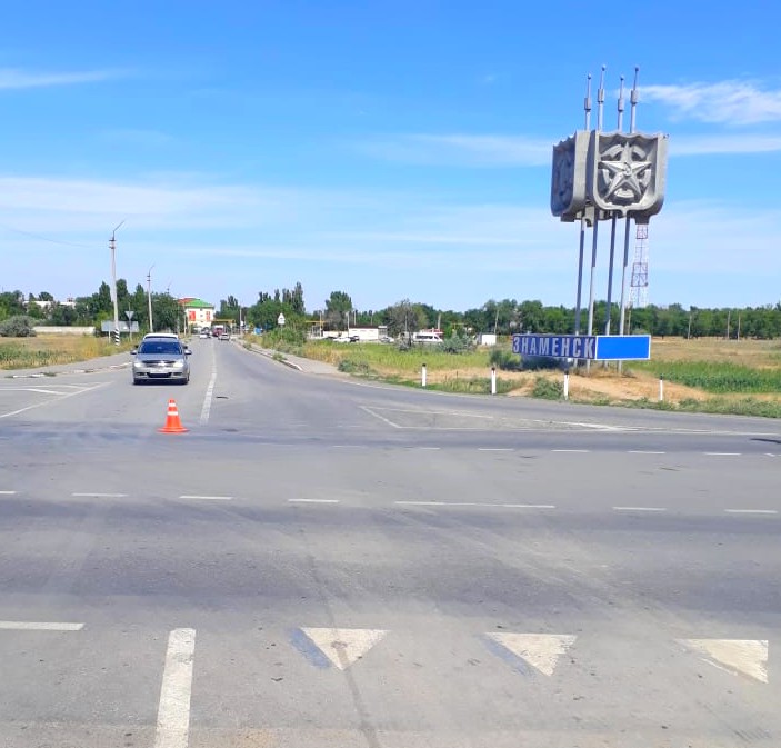 На автодороге «Волгоград — Астрахань» в ДТП пострадал водитель мопеда