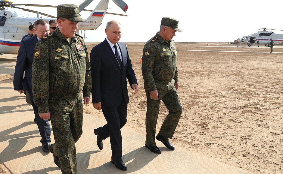 Владимир Путин приехал в Астраханскую область
